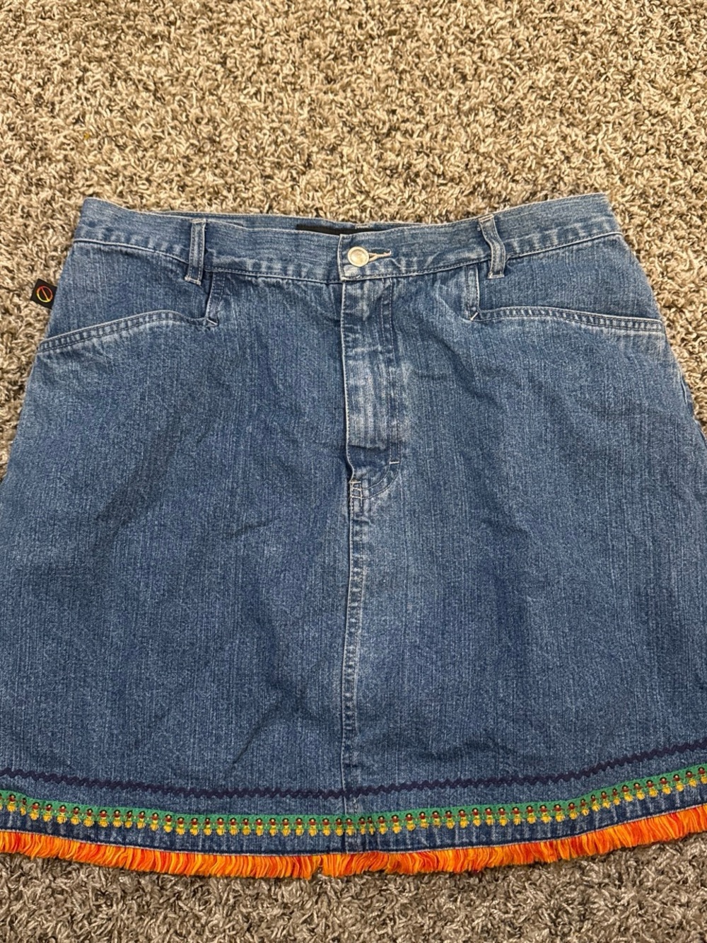 Vintage No Excuses Jean Skirt